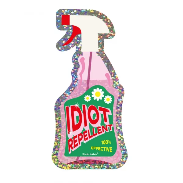 Pegatina brillante Spray repelent de Studio Inktvis