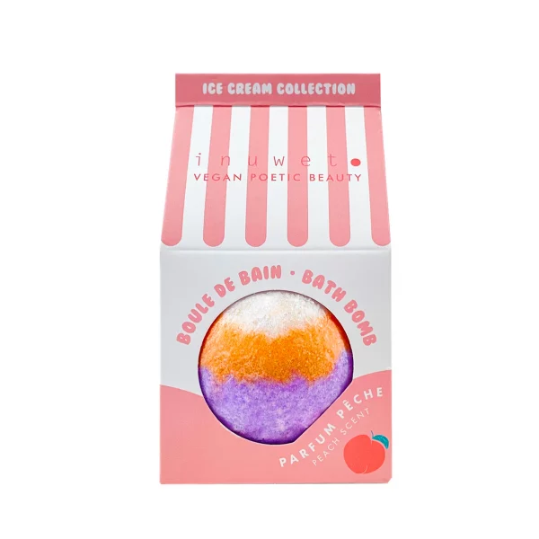 Bomba de baño Aroma de Melocotón de Inuwet