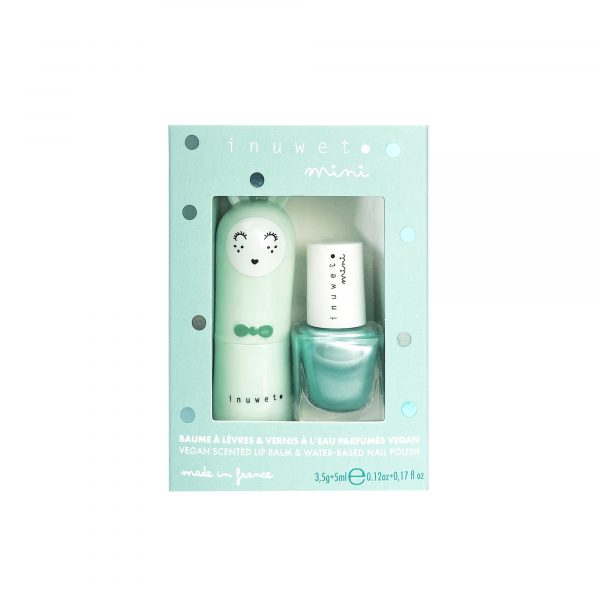 Set de labial + esmalte de uñas de Manzana de Inuwet