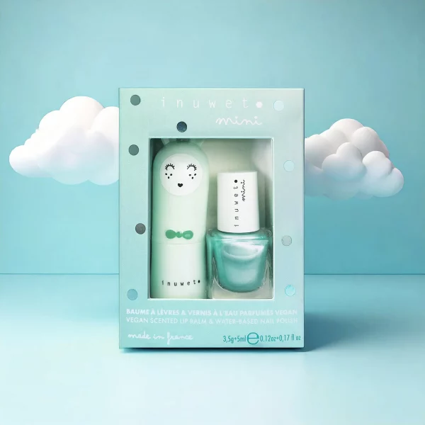 Set de labial + esmalte de uñas de Manzana de Inuwet - Imagen 2
