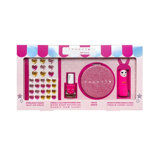Cofre de regalo Glitter Rose de Cereza y Fresa Inuwet