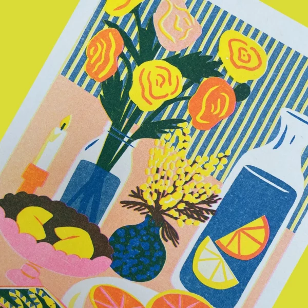 Print A5 Naturaleza muerta 1 de Naomi Wilkinson Illustration - Imagen 2