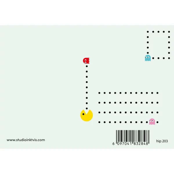 Postal navidad Pac Man - Imagen 3