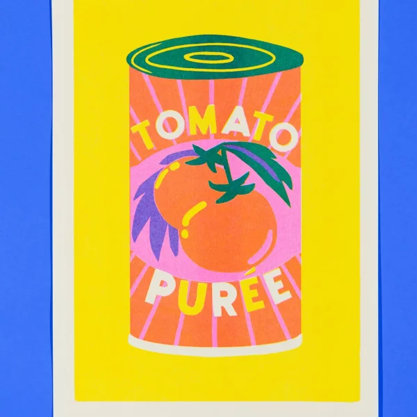 Print A4 Pure de tomate de Naomi Wilkinson Illustration