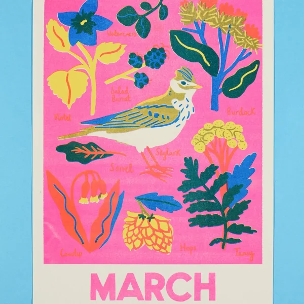 Print A3 March de Naomi Wilkinson Illustration