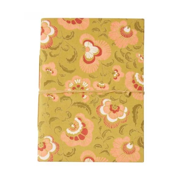 Cuaderno de tela Ganesh Olive de Bonheur du jour