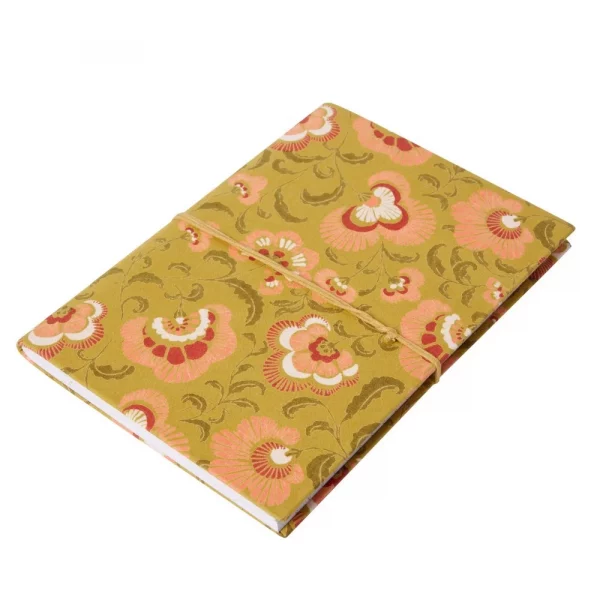 Cuaderno de tela Ganesh Olive de Bonheur du jour - Imagen 2