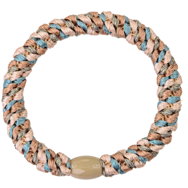 Goma del pelo Kknekki Mix Teal-Nougat