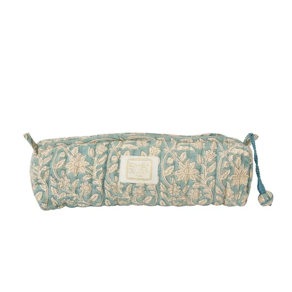 Estuche Nila Azul y Verde Goa de Bonheur du jour