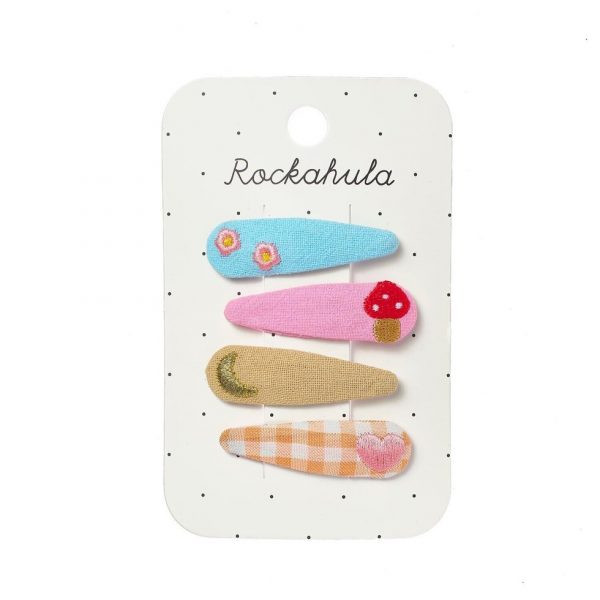 Horquillas de tela bodadas Alpino de Rockahula