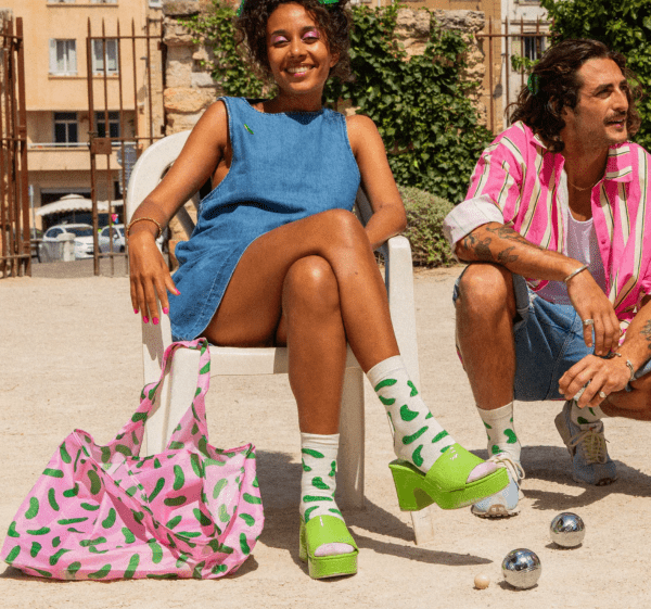Bolsa Shopper Pepinillos de Coucou Suzette - Imagen 4
