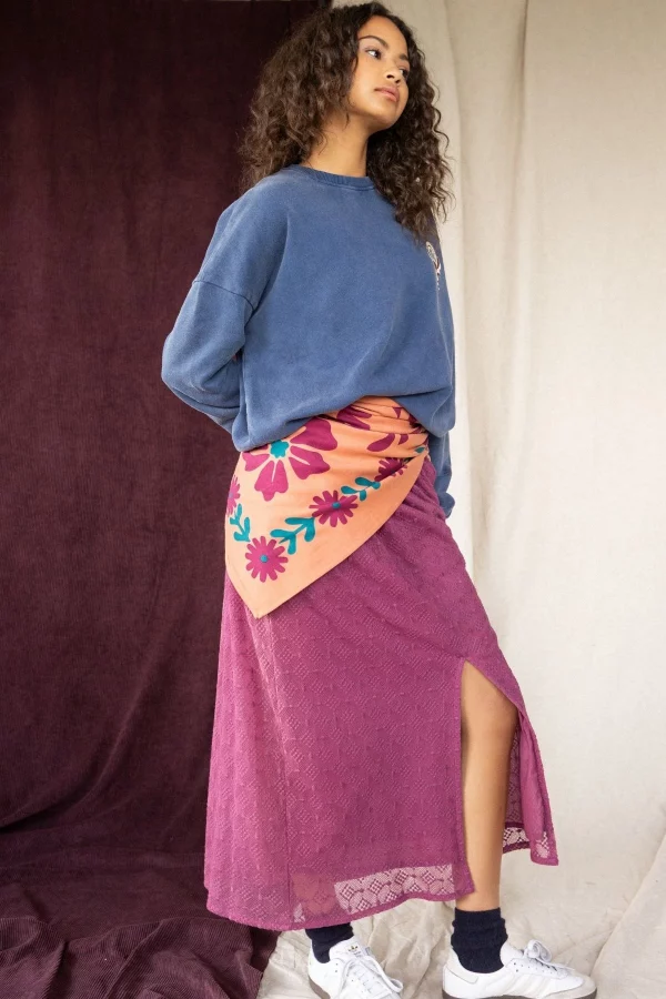 Foulard Grande Latika Rita Rust de Apaches - Imagen 4