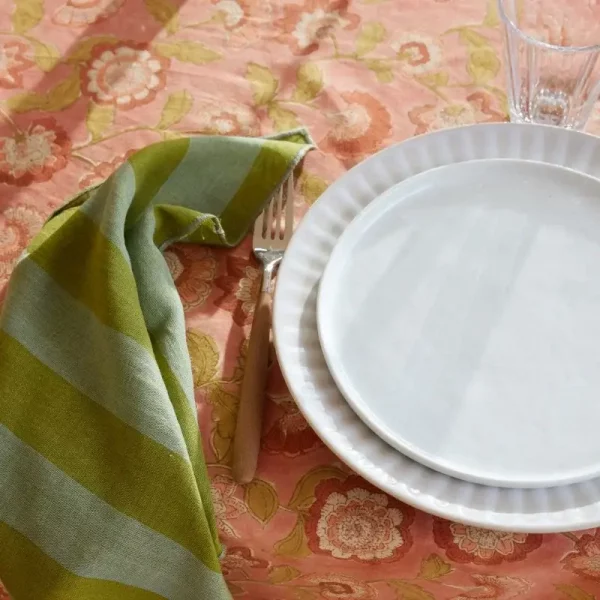 Set 2 servilletas Rayas Celery de Bonheur du jour - Imagen 4