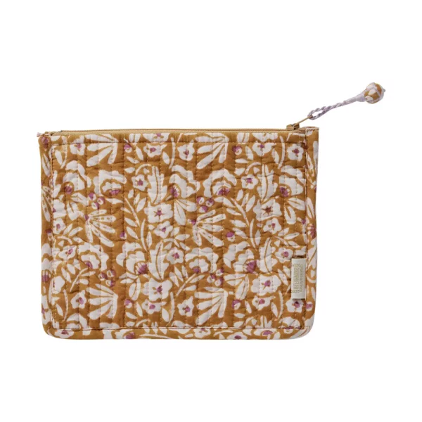 Neceser Pochette Iris Olive de Bonheur du Jour