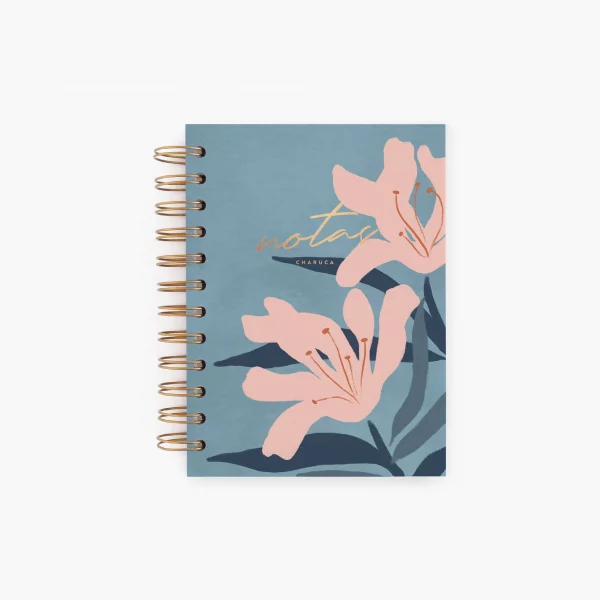 Cuaderno mini Blue bloom de Charuca