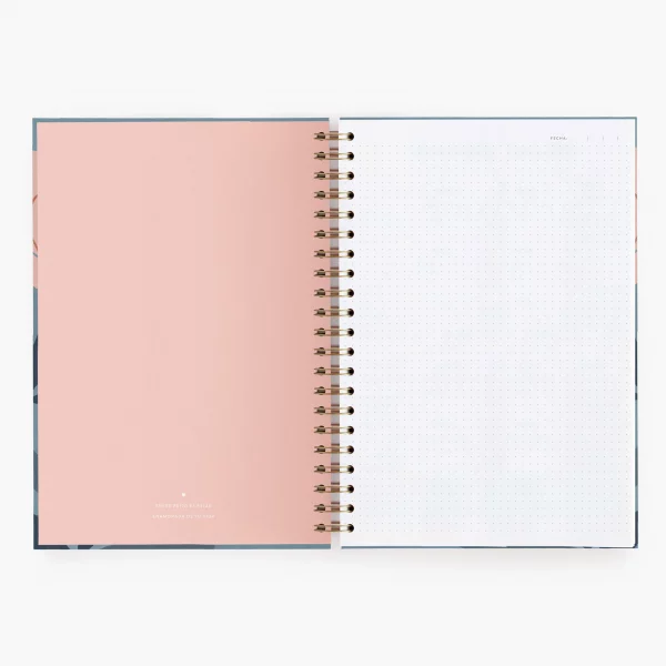 Cuaderno grande Blue bloom de Charuca - Imagen 2
