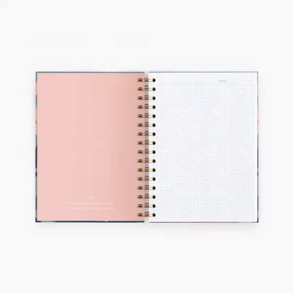 Cuaderno mediano Blue bloom de Charuca - Imagen 3