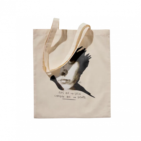 Tote bag Ojos que no leen de Judit Miau