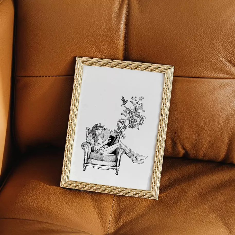 Print A5 Reading de Lalauri - Imagen 2