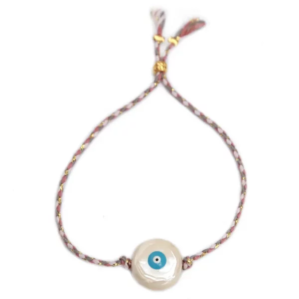 Pulsera Eye Rosa ojo azul
