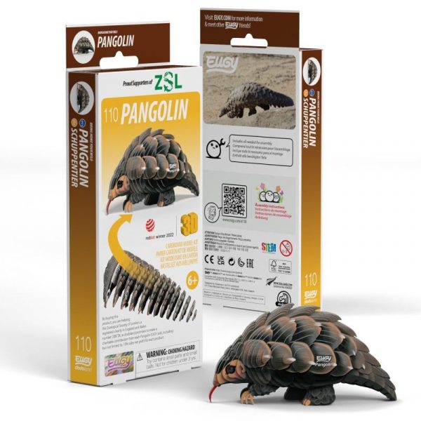 Puzle 3D Pangolin de Eugy Dodoland - Imagen 3