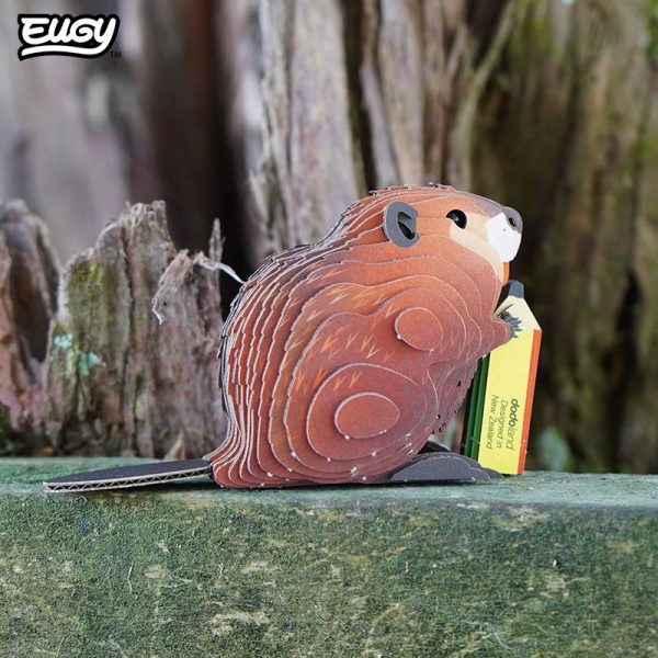 Puzle 3D Beaver de Eugy Dodoland - Imagen 6