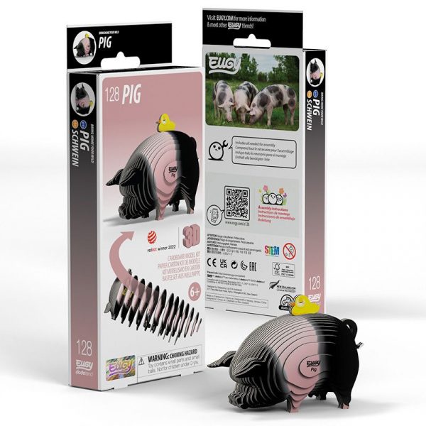 Puzle 3D Pig de Eugy Dodoland - Imagen 3