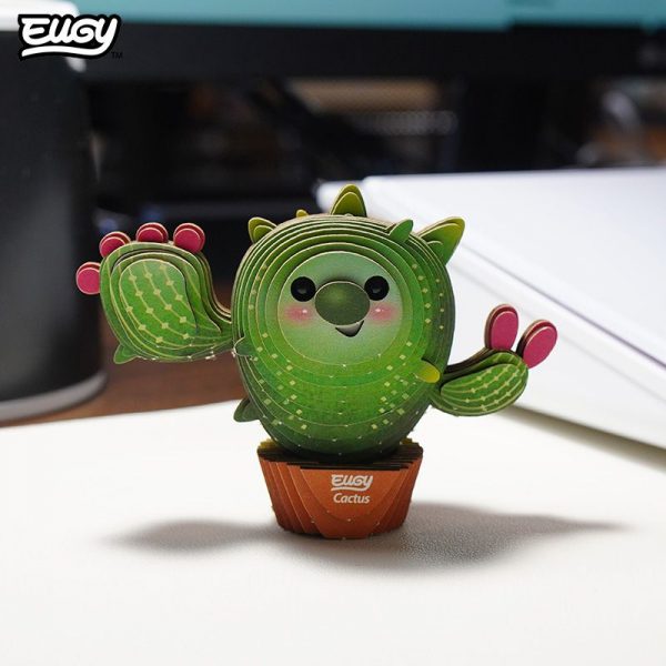 Puzle 3D Cactus de Eugy Dodoland - Imagen 2