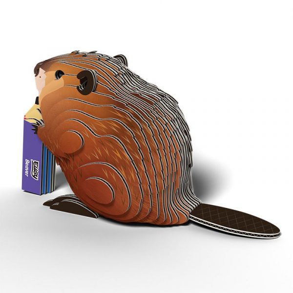 Puzle 3D Beaver de Eugy Dodoland - Imagen 3