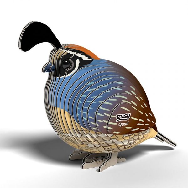 Puzle 3D Quail de Eugy Dodoland
