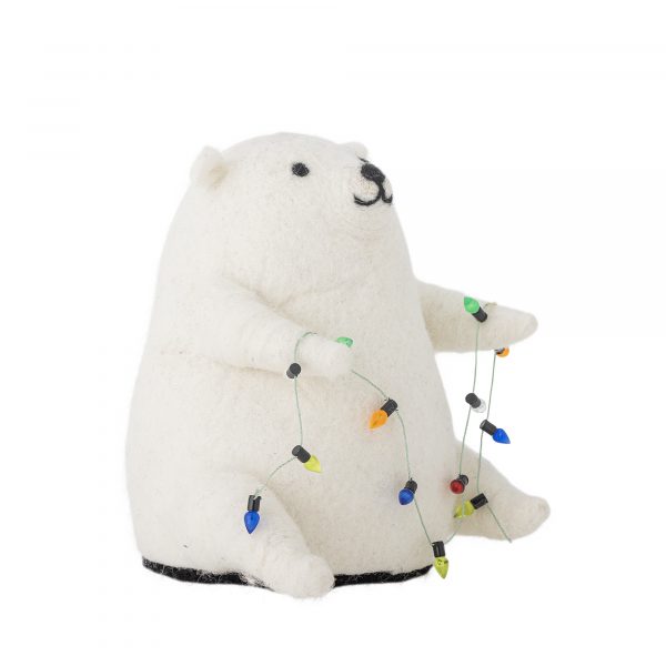 Adorno luminoso Oso Polar de Bloomingville - Imagen 4