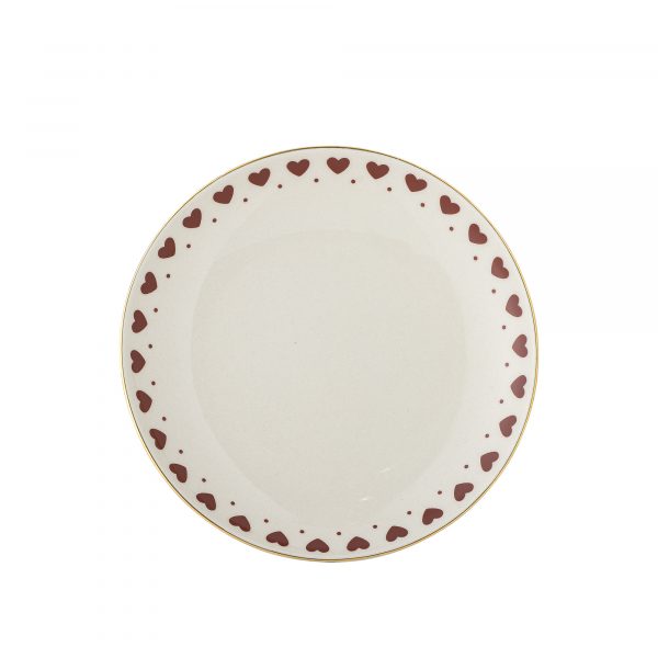 Platito Jolly Corazones rojo de Bloomingville