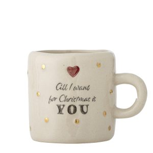 Taza All I Want For Christmas is YOU de Bloomingville