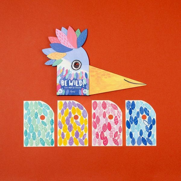 Juego Activity Be Wild! Bird mask con stickers de Londji - Imagen 3