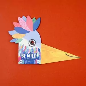 Juego Activity Be Wild! Bird mask con stickers de Londji