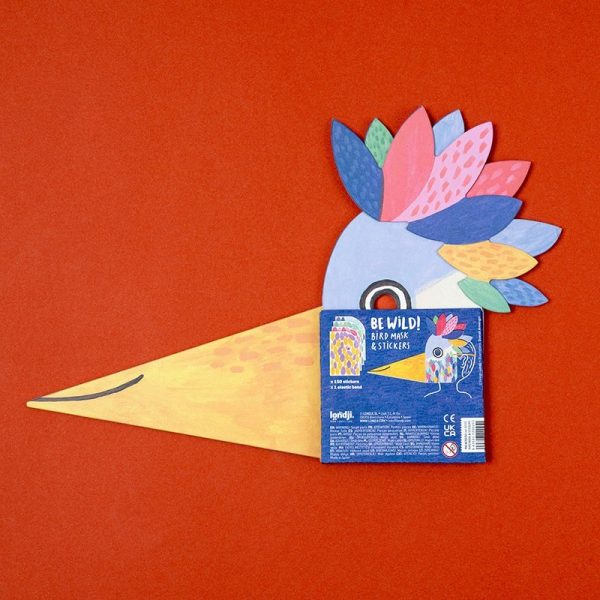 Juego Activity Be Wild! Bird mask con stickers de Londji - Imagen 6