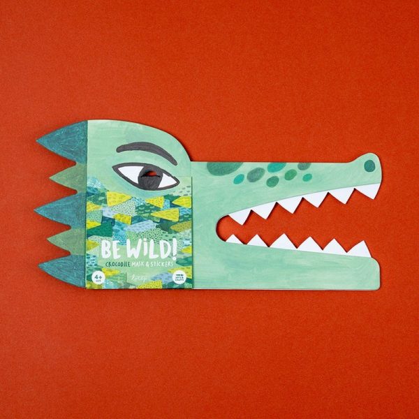 Juego Activity Be Wild! Cocodrile mask con stickers de Londji