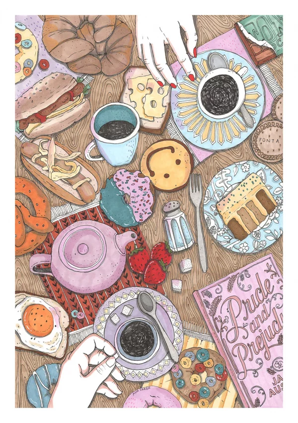 Print Mesa de Brunch de Ana Jarén