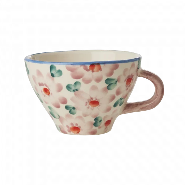 Taza Rosa Flowers de Rice