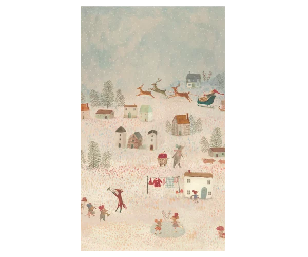 Papel de regalo 10m. Santa is coming de Maileg