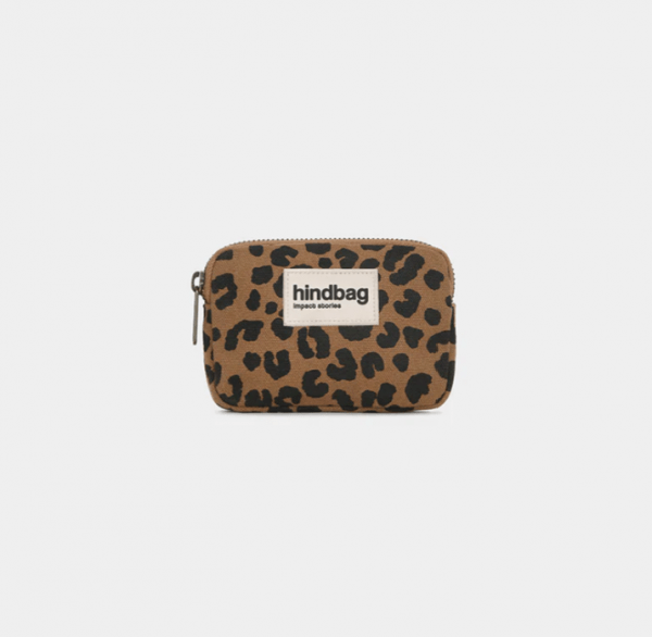 Monedero Lili Leopard Cinnamon de Hindbag