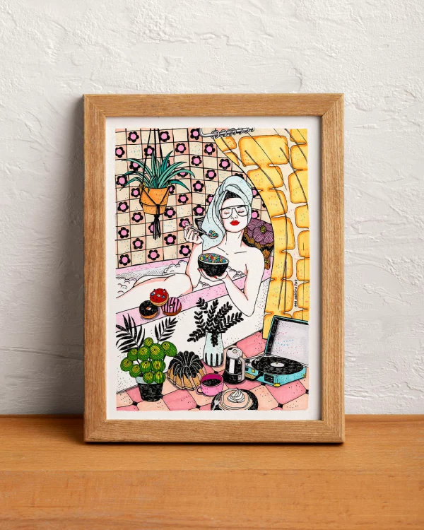 Print Baño y Cereales de Ana Jarén - Imagen 2