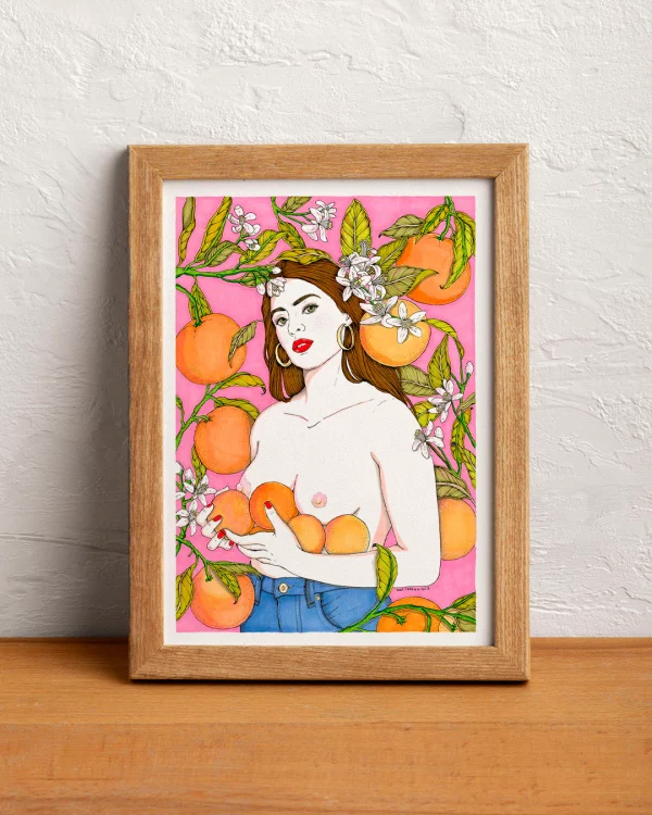 Print Naranjas de Ana Jarén - Imagen 2