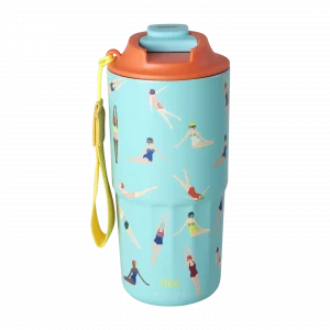 Taza termo Retro Swimster Print de Rice