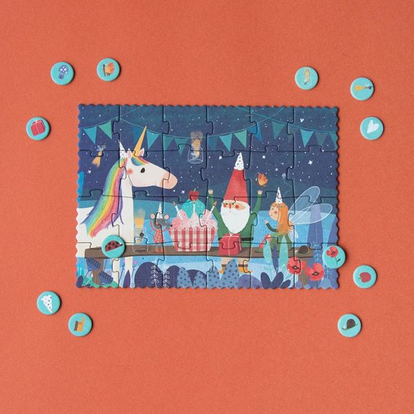 Tiny puzzle Unicorn 24 piezas de Londji - Imagen 2