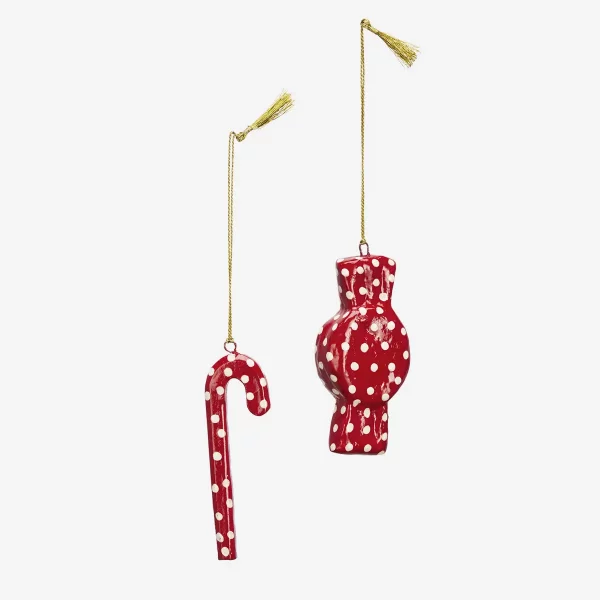 Set de dos adornos Caramelos Topos de Madam Stoltz