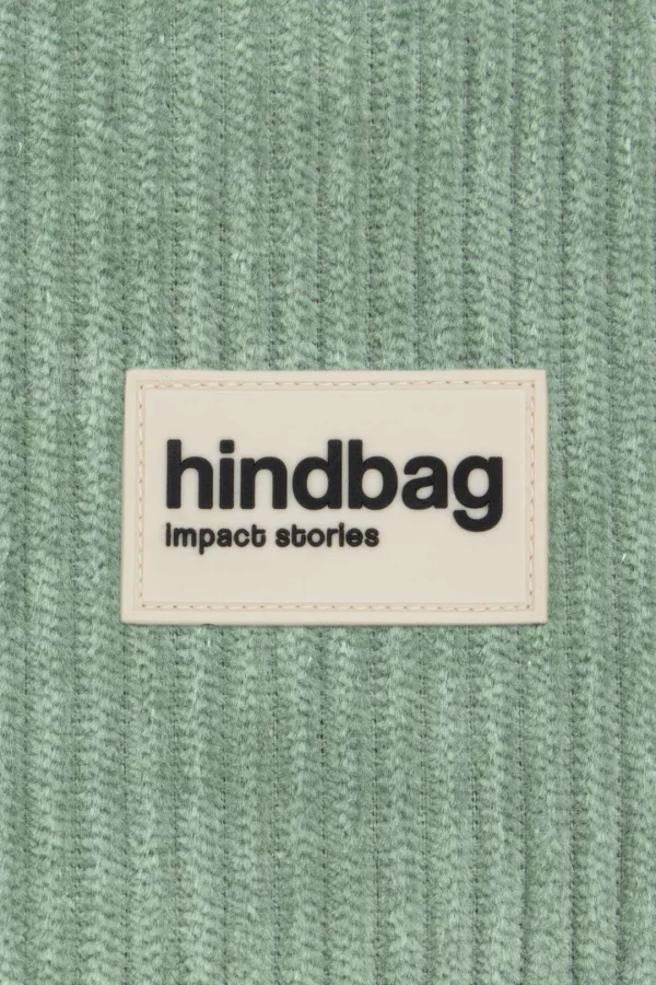 Riñonera Sofia XL pana Verde agua de Hindbag - Imagen 3