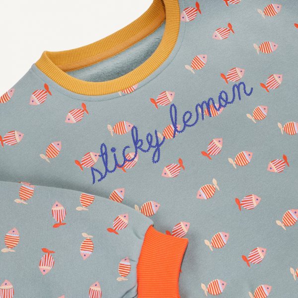 Sudadera Fish All Over Talla 14 de Sticky Lemon - Imagen 2