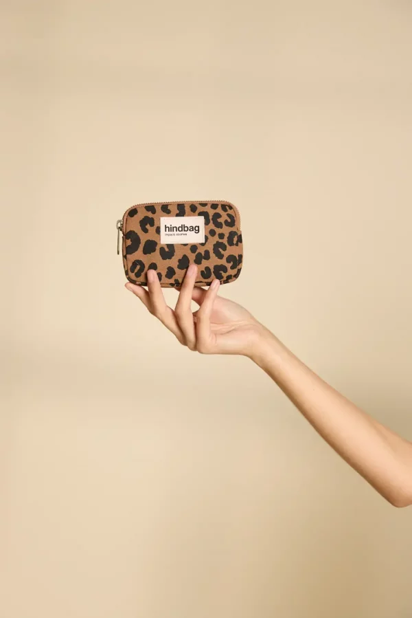 Monedero Lili Leopard Cinnamon de Hindbag - Imagen 2