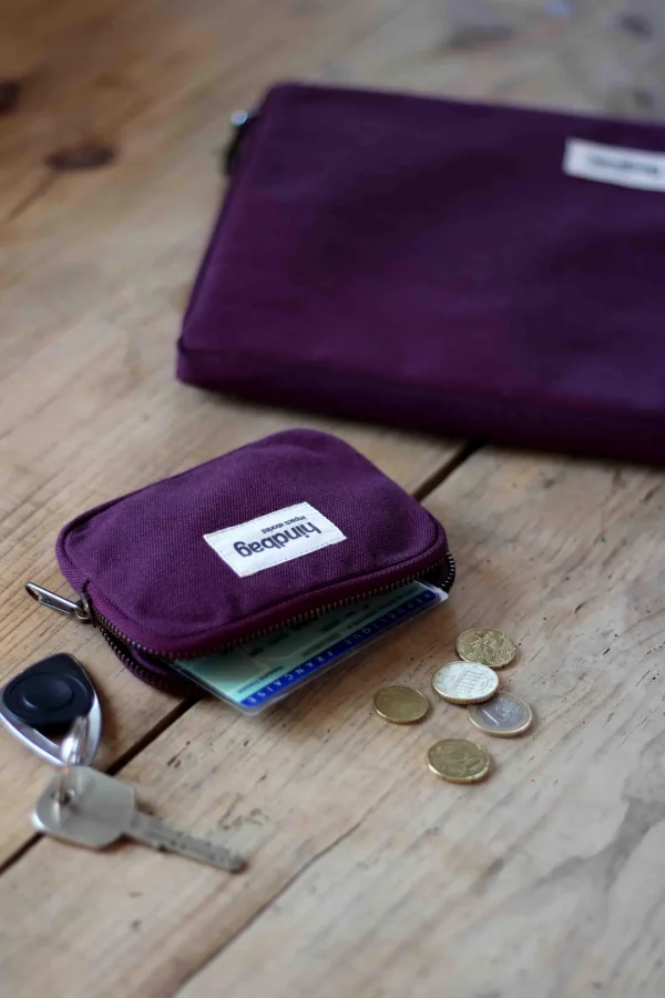 Monedero Lili prune de Hindbag - Imagen 3
